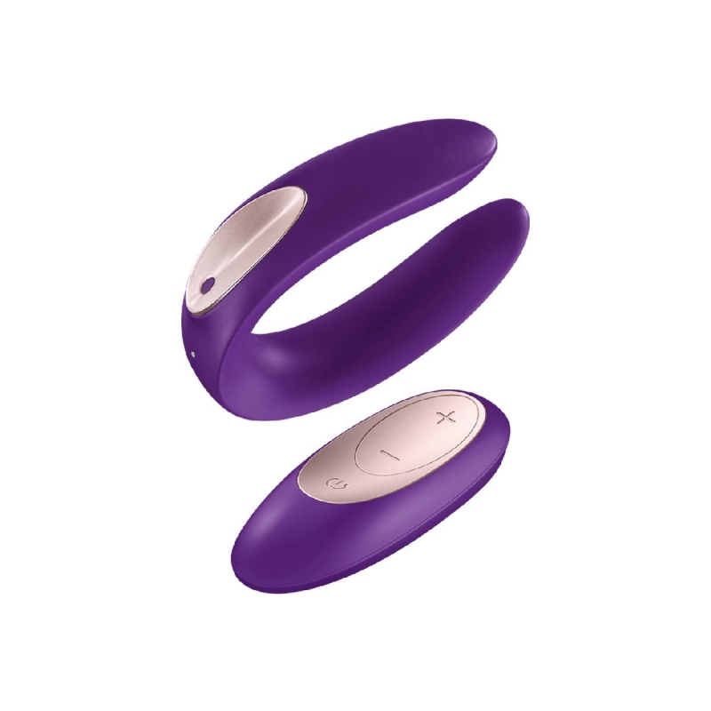 Вибратор для двоих "Satisfyer Partner Plus" на дистанционном пульте управления 