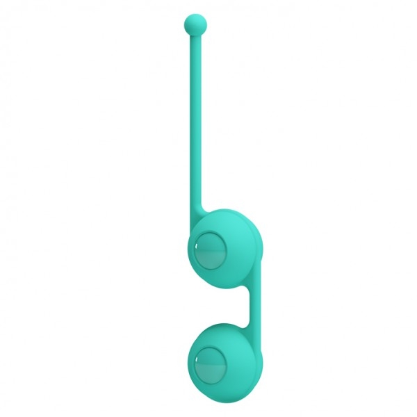 Вагинальные шарики "Pretty Love Kegel Tighten Up3" бирюзовые 