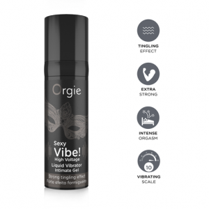Жидкий вибратор "Orgie Sexy Vibe High Voltage" мега мощный