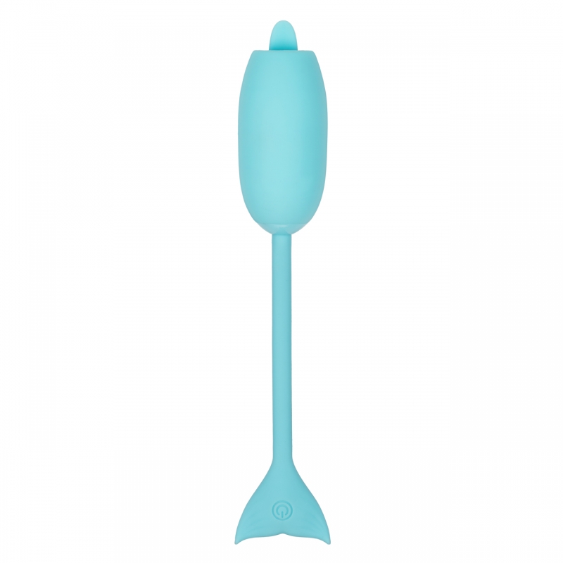 Виброяйцо с язычком "Reghargeable Kegel" бирюзовое 