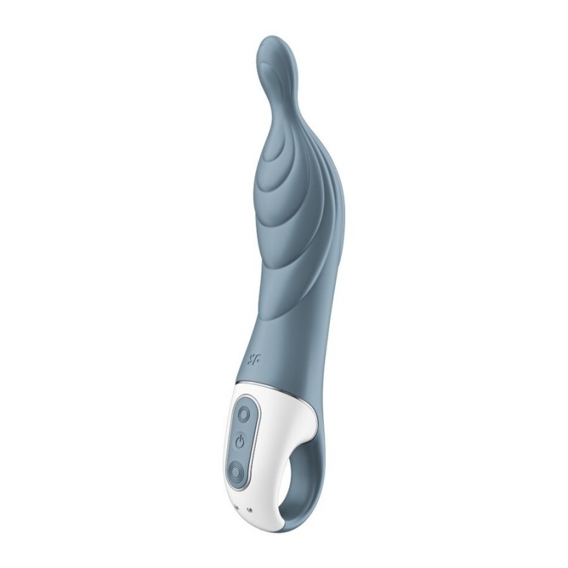 Вибратор для точки A "Satisfyer A-Mazing 2" мега мощный, серый 