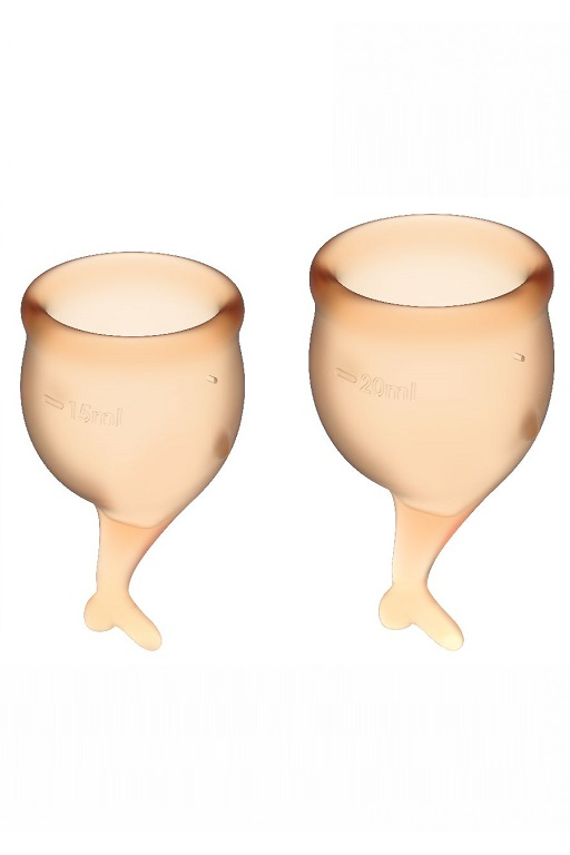 Набор менструальных чаш "Satisfyer Feel Secure" желтые 