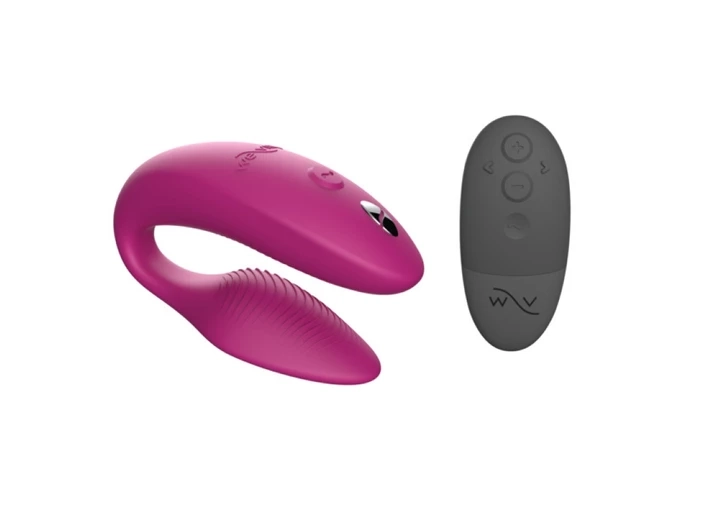 Вибратор для двоих на дистанционном управлении "We-​Vibe Sync 2" + приложение, розовый 