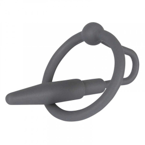 Зонд с кольцом под головку "Penis Plug" силикон