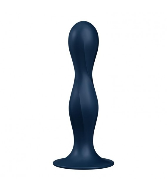 Фаллоимитатор с эффектом "естественной" вибрации "Satisfyer Double Ball-R", синий 