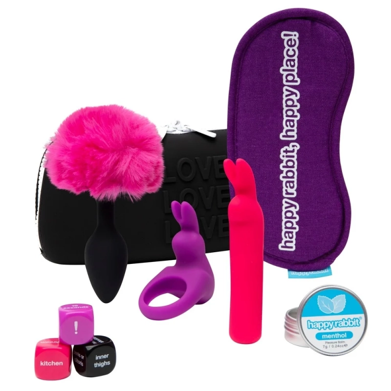 Набор девайсов для ярких впечатлений "Happy Rabbit Couples Pleasure Kit" макси 