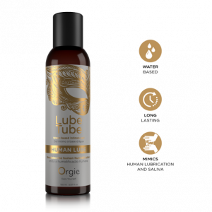 Гель на водной основе "Orgie Lube Tube Human Lube" имитация естественной смазки, 150ml