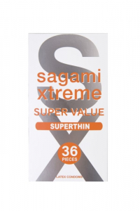 Презервативы "Sagami Xtreme 0,04" ультратонкие, 36шт