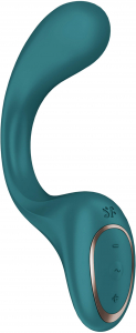 Вибратор для точки G и клитора "Satisfyer G for Goddes 2" мега мощный, зеленый
