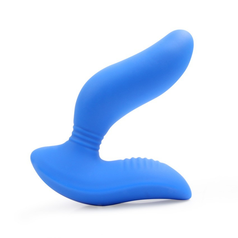 Массажер простаты с вибрацией "Seamless Curve P-Spot" синий 